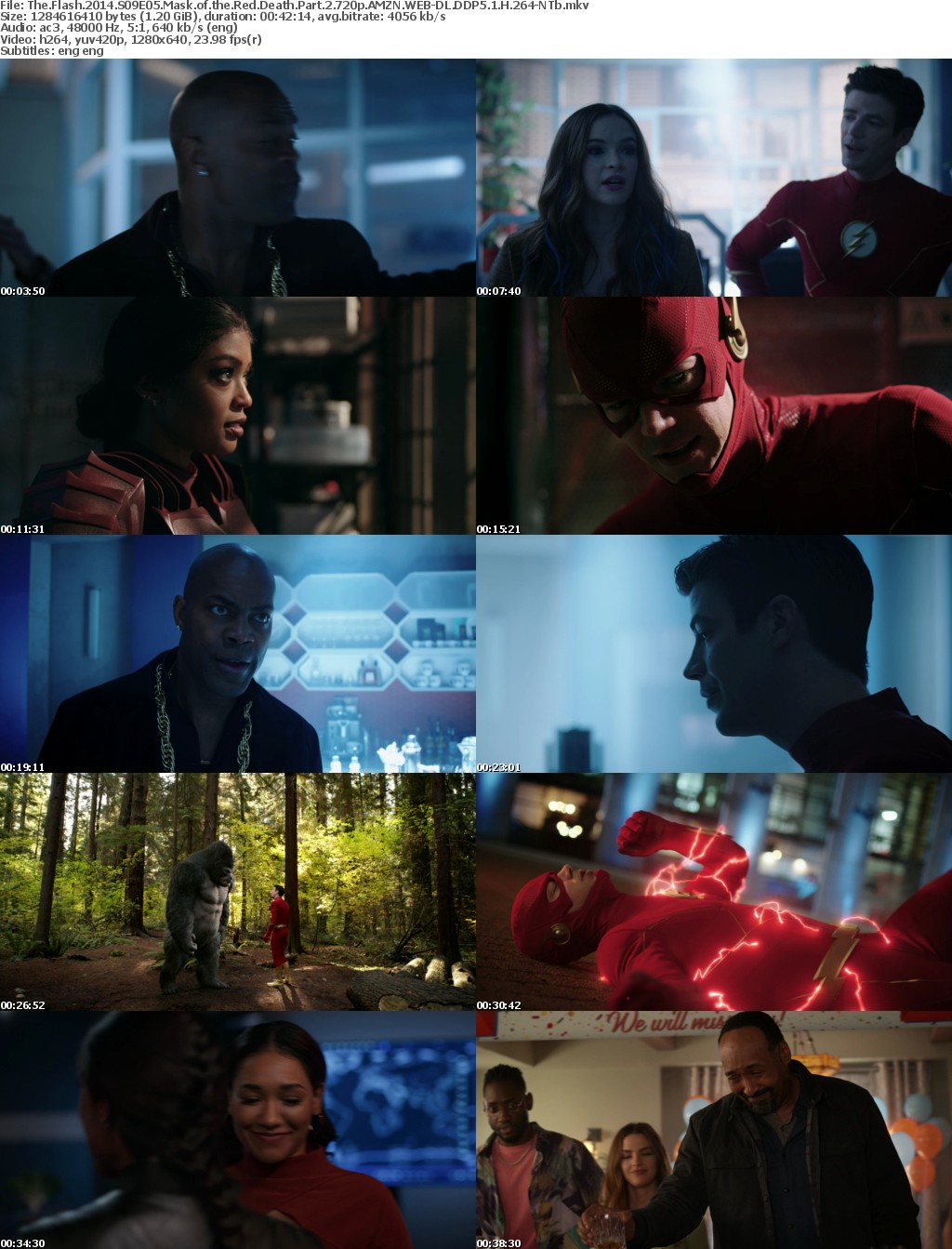 The Flash 2014 S09E05 Mask of the Red Death Part 2 720p AMZN WEBRip DDP5 1 x264-NTb