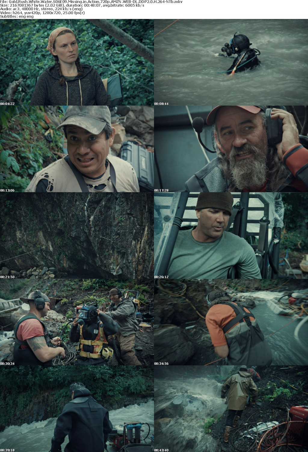 Gold Rush White Water S06E09 Missing in Action 720p AMZN WEBRip DDP2 0 x264-NTb