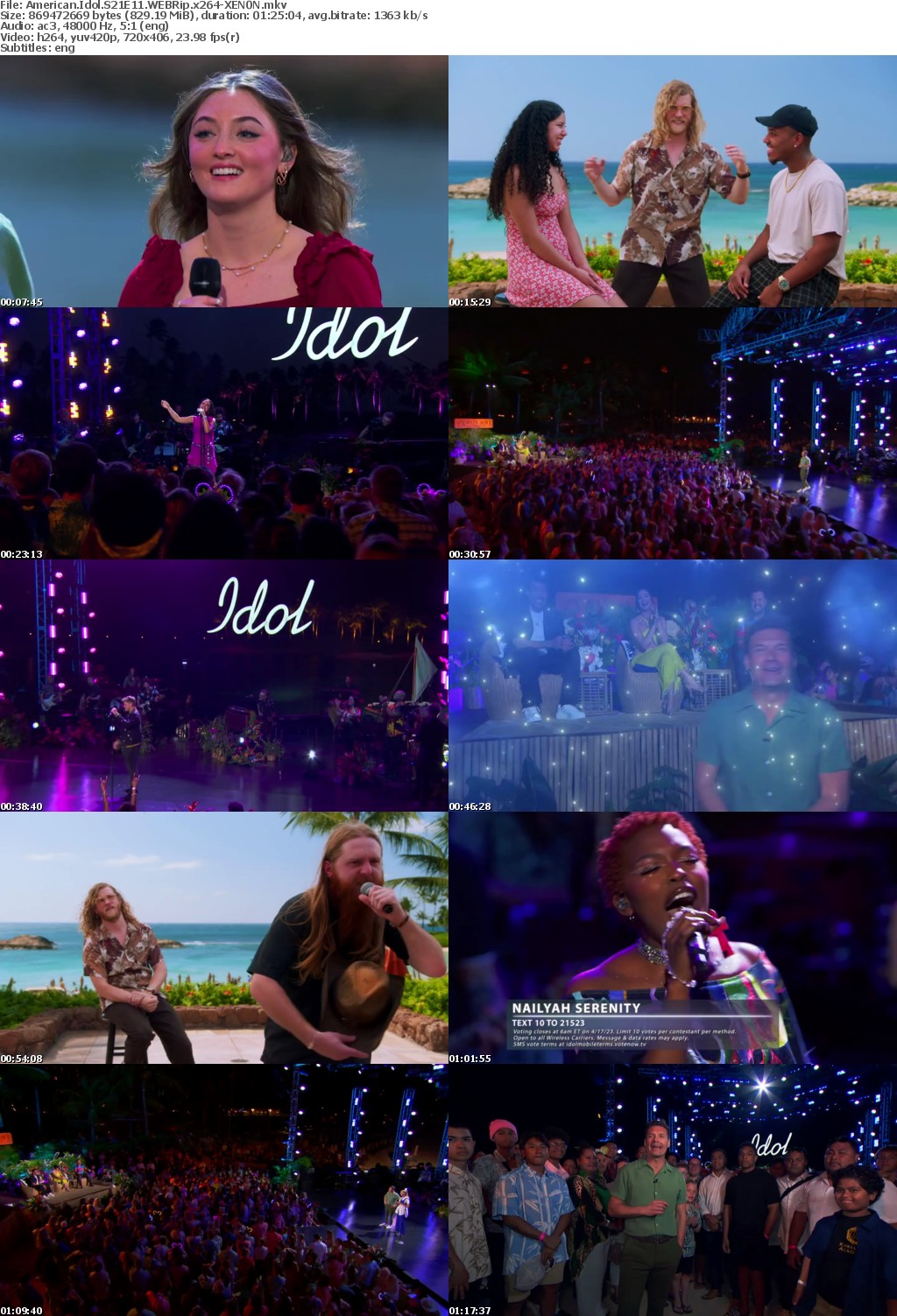American Idol S21E11 WEBRip x264-XEN0N