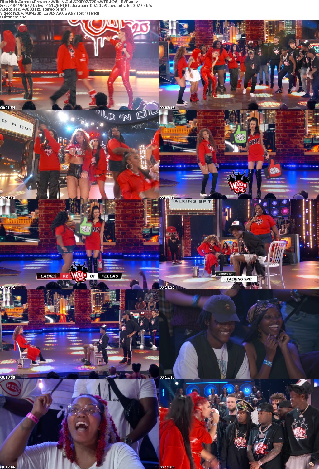Nick Cannon Presents Wild N Out S20E07 720p WEB h264-BAE