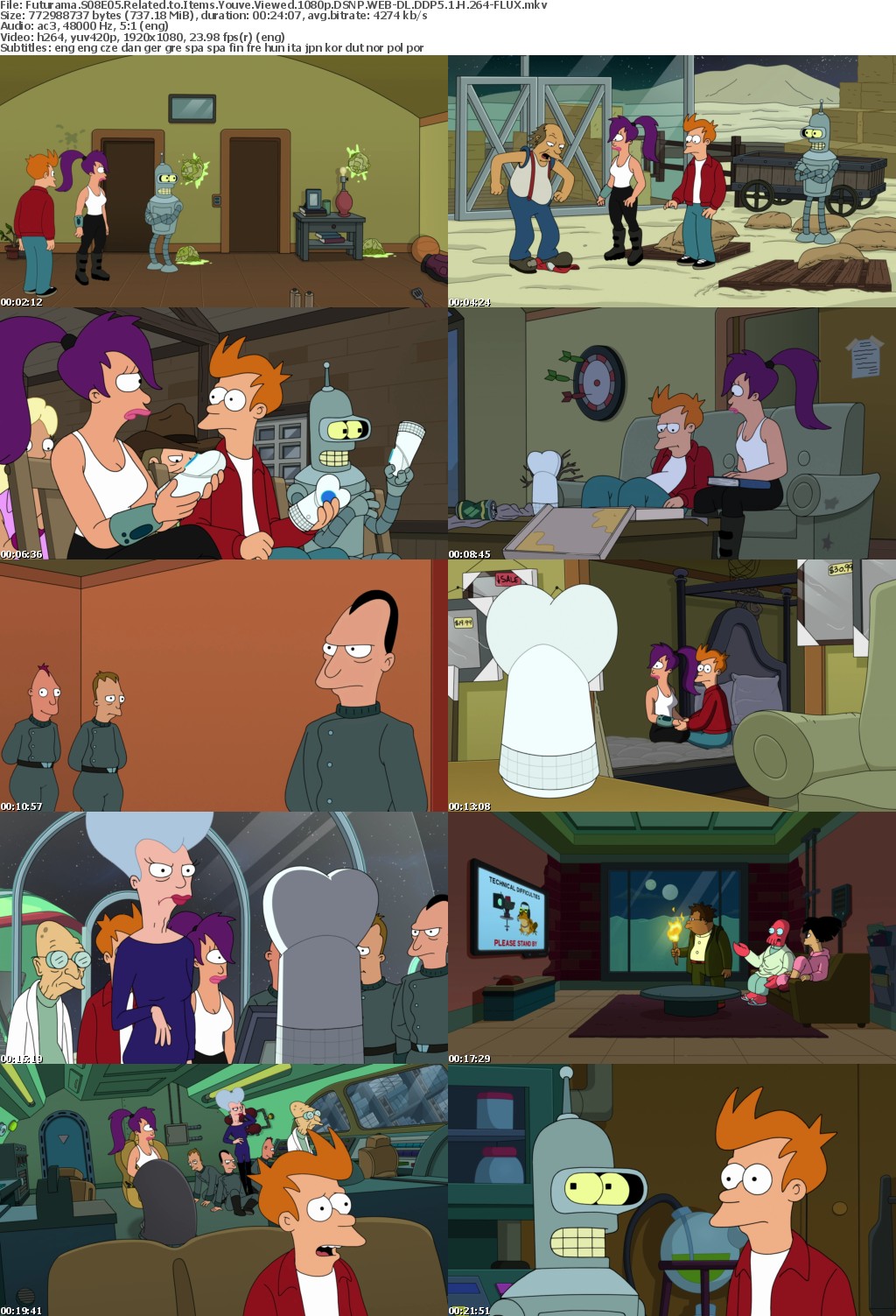 Futurama S08E05 Related to Items Youve Viewed 1080p DSNP WEB-DL DDP5 1 H 264-FLUX