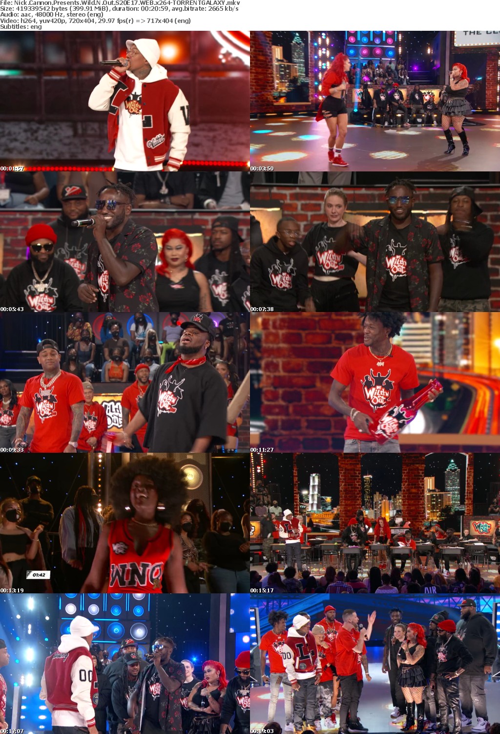 Nick Cannon Presents Wild N Out S20E17 WEB x264-GALAXY