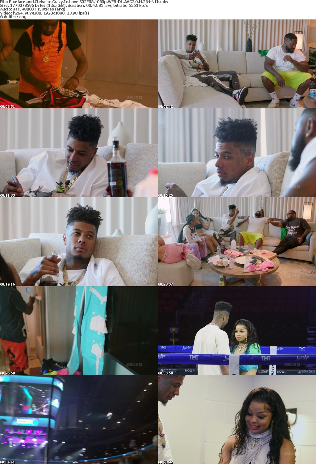 Blueface and Chrisean Crazy In Love S02E08 1080p WEB-DL AAC2 0 H 264-NTb
