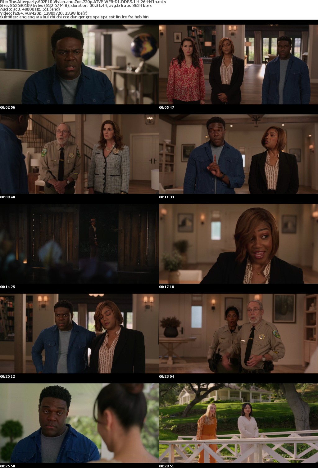 The Afterparty S02E10 Vivian and Zoe 720p ATVP WEB-DL DDP5 1 H 264-NTb