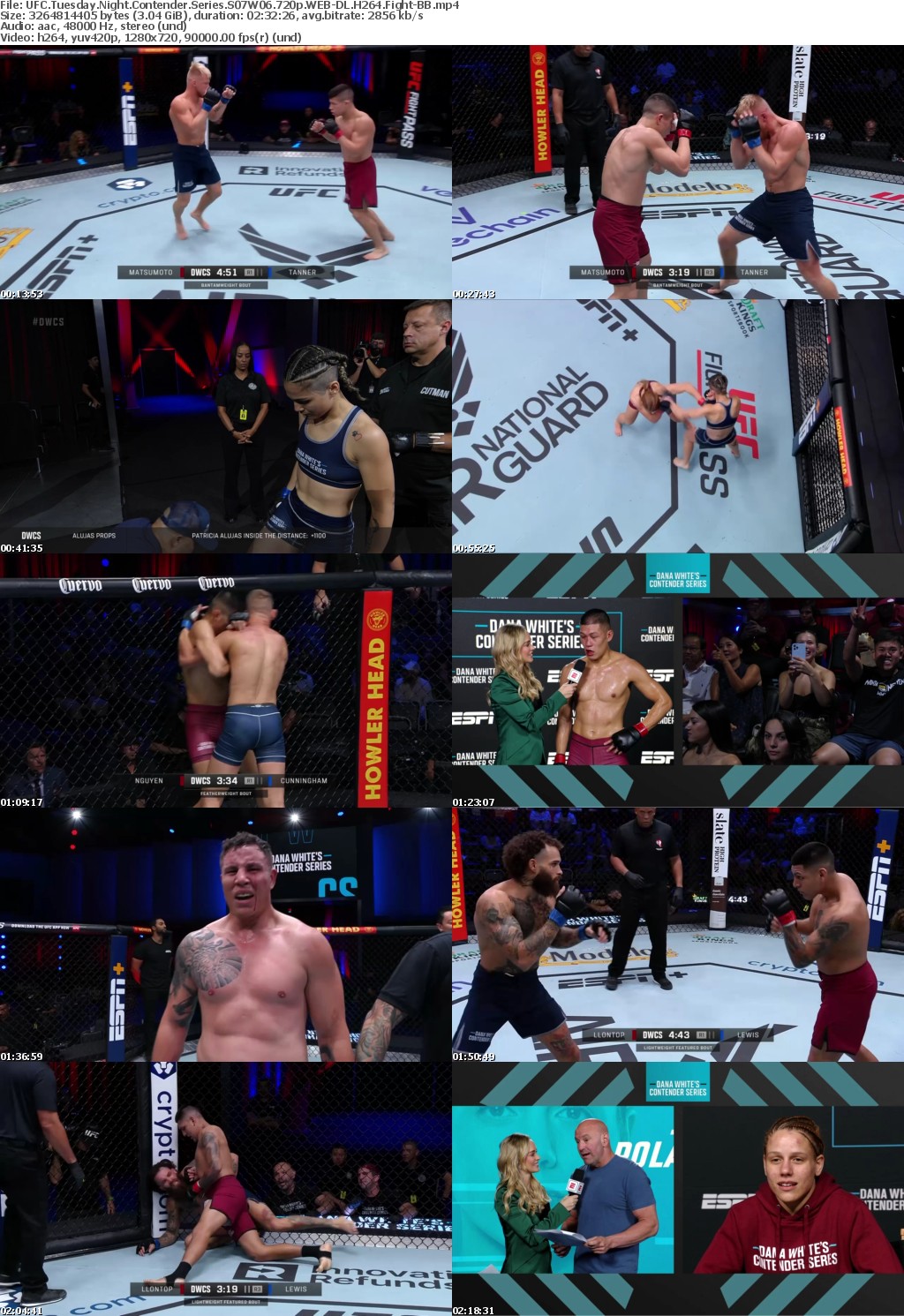 UFC Tuesday Night Contender Series S07W06 720p WEB-DL H264 Fight-BB