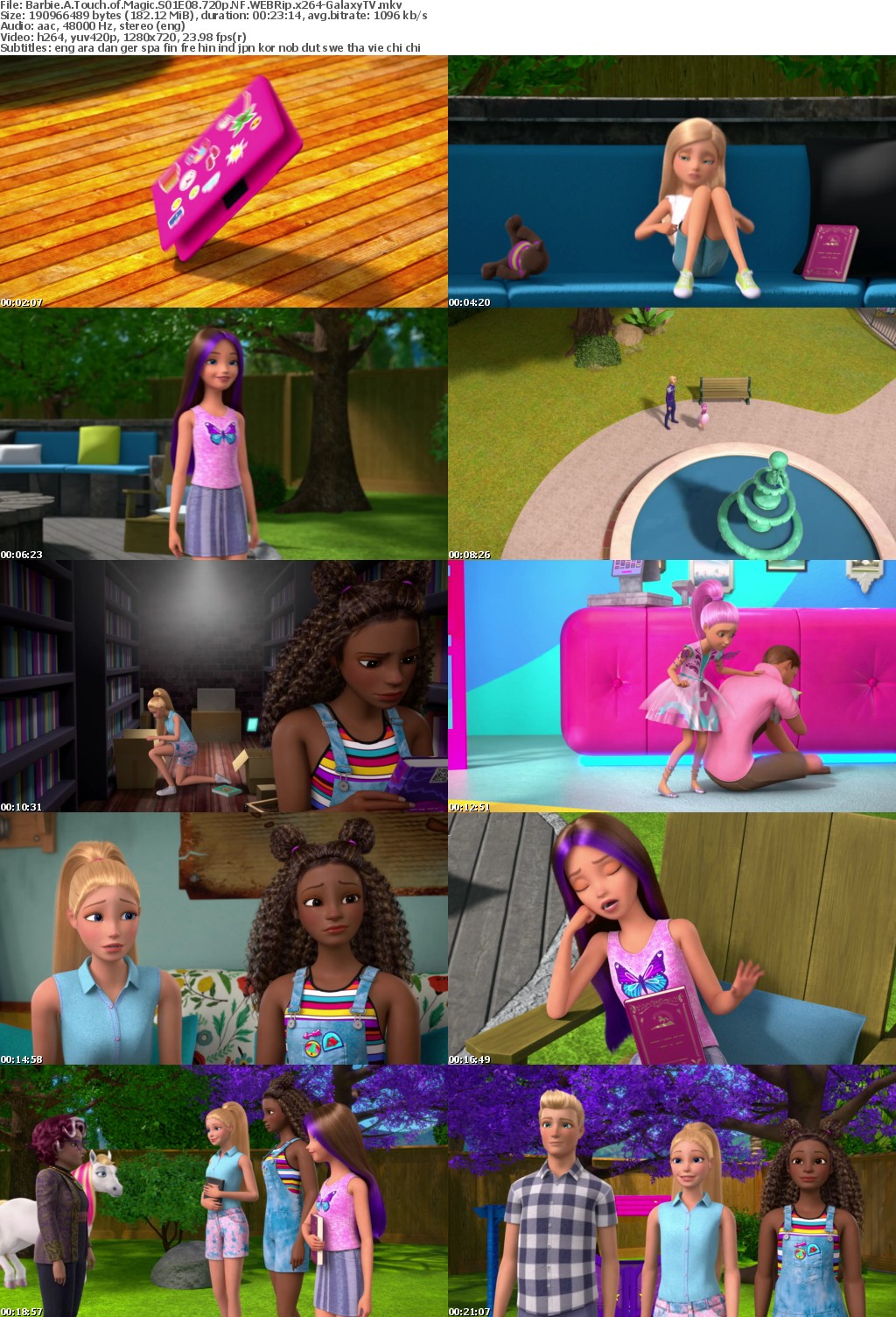 Barbie A Touch of Magic S01 COMPLETE 720p NF WEBRip x264-GalaxyTV