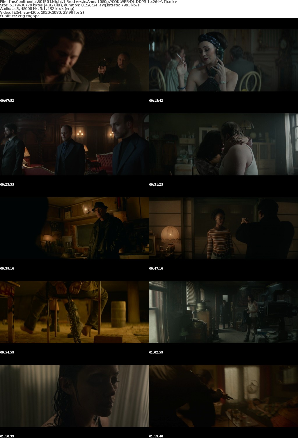 The Continental S01E01 Night 1 Brothers in Arms 1080p PCOK WEB-DL DDP5 1 x264-NTb