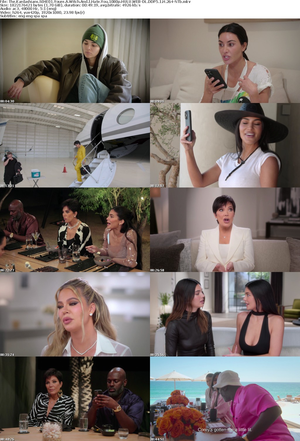 The Kardashians S04E01 Youre A Witch And I Hate You 1080p HULU WEB-DL DDP5 1 H 264-NTb