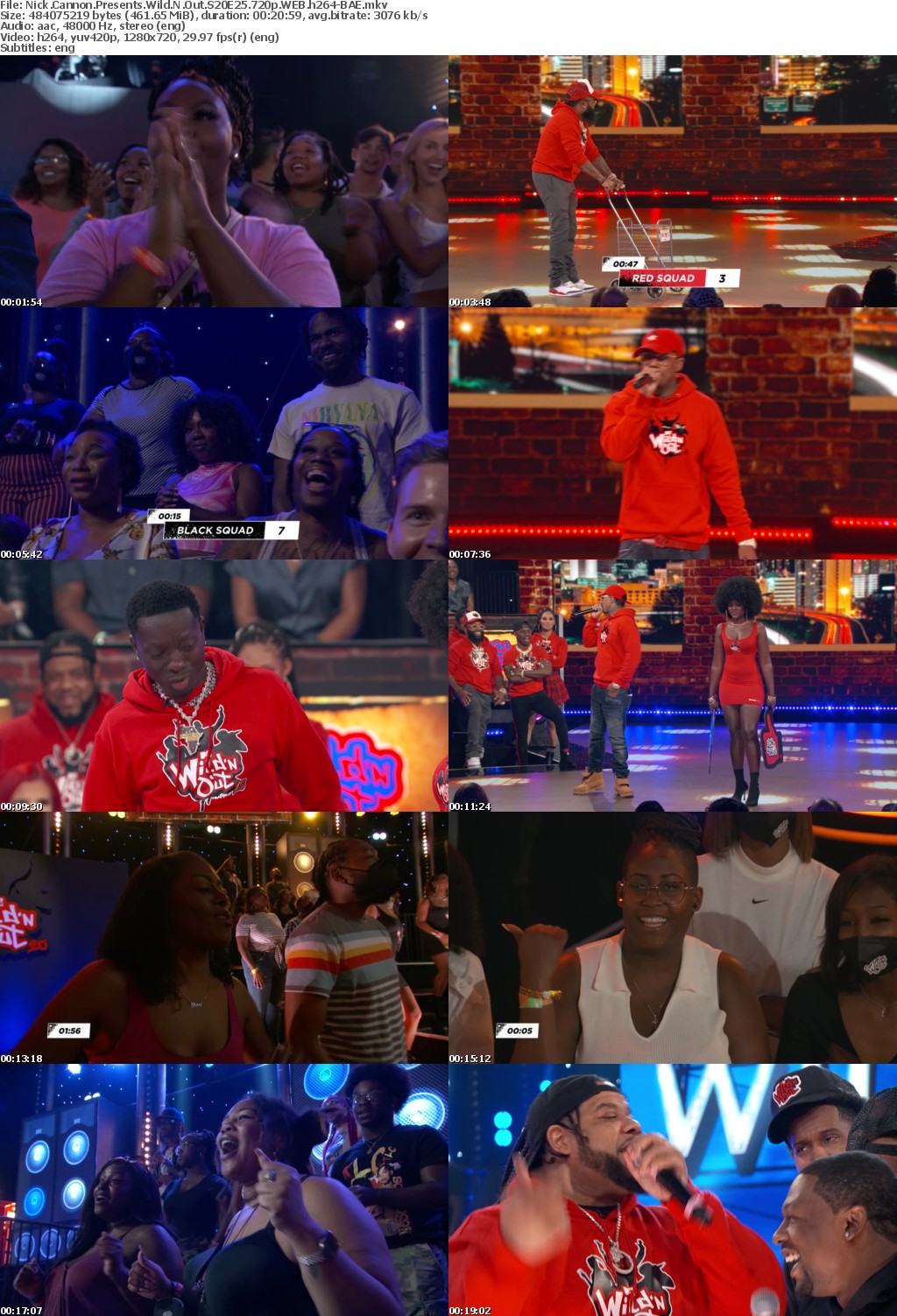 Nick Cannon Presents Wild N Out S20E25 720p WEB h264-BAE