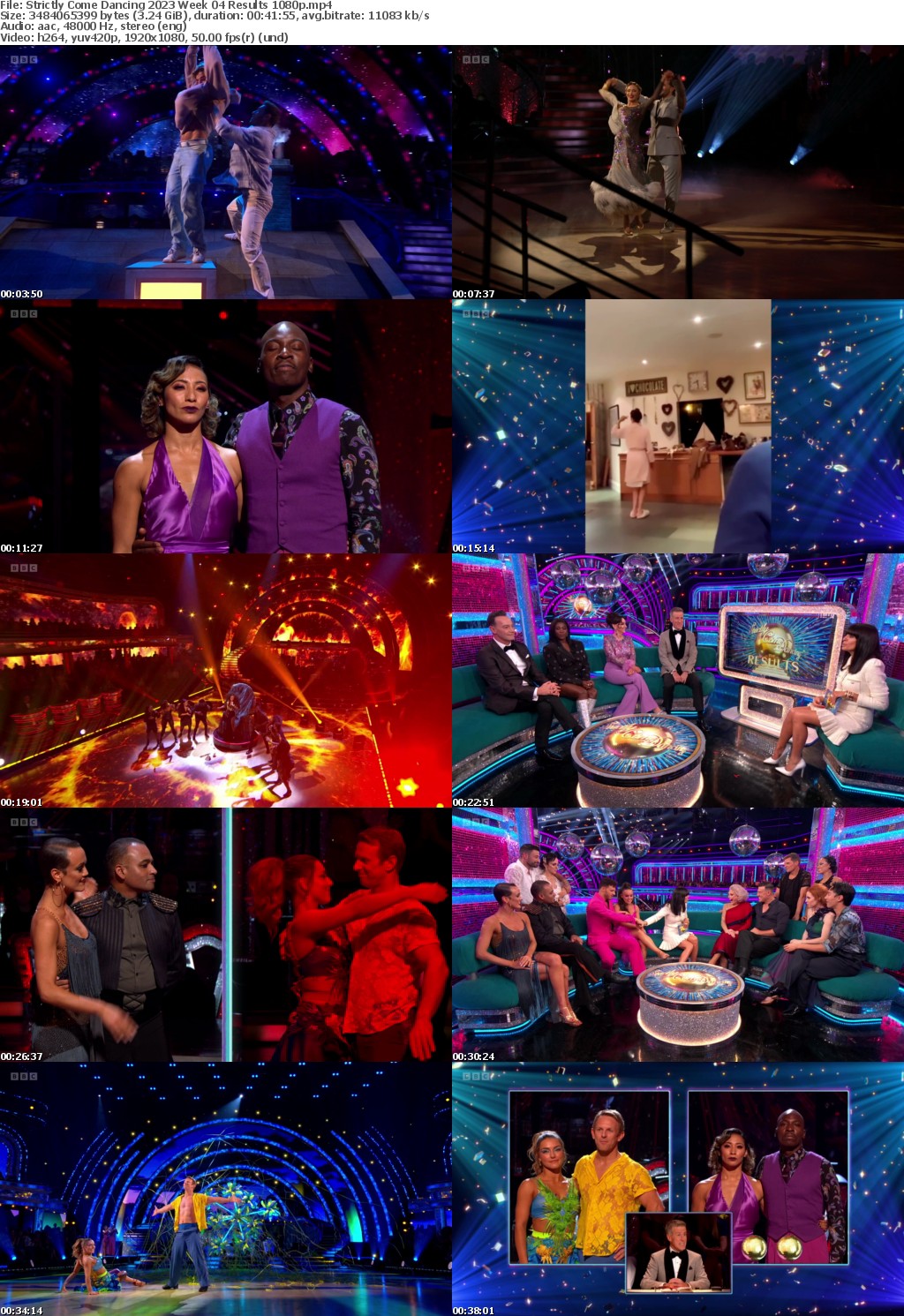 Strictly Come Dancing 2023 Week 04 Results (1080p, 50fps, soft Eng subs)