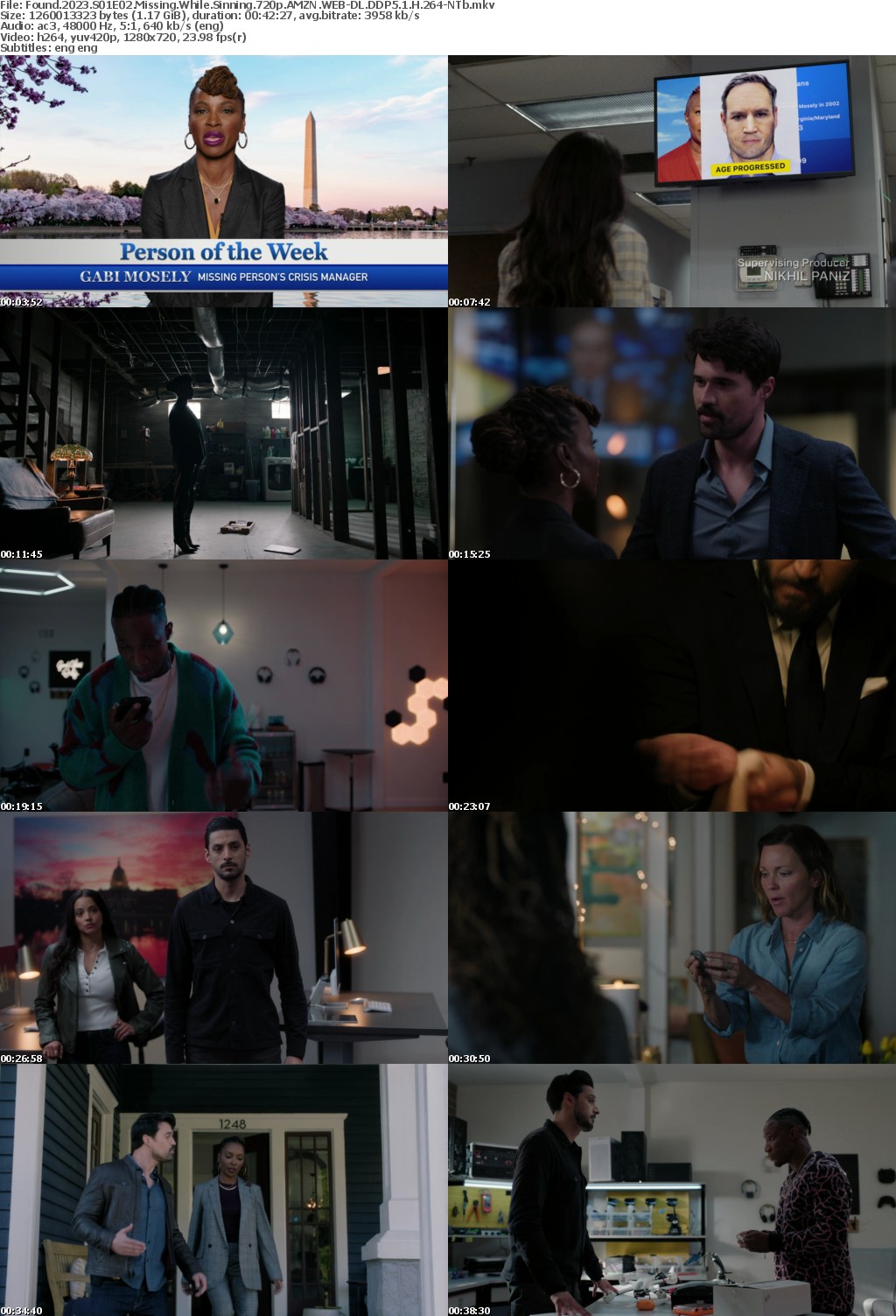 Found 2023 S01E02 Missing While Sinning 720p AMZN WEB-DL DDP5 1 H 264-NTb