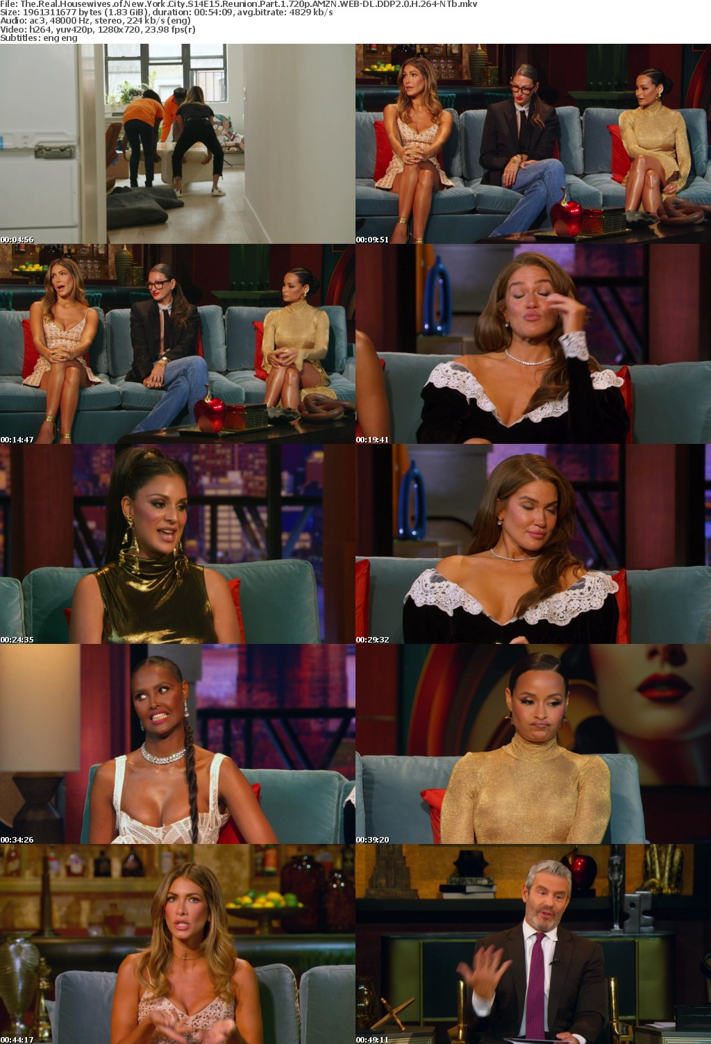 The Real Housewives of New York City S14E15 Reunion Part 1 720p AMZN WEB-DL DDP2 0 H 264-NTb