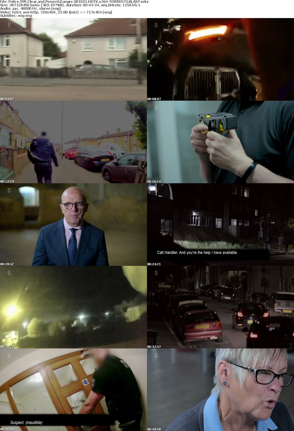 Police 999 Clear and Present Danger S01E01 HDTV x264-GALAXY
