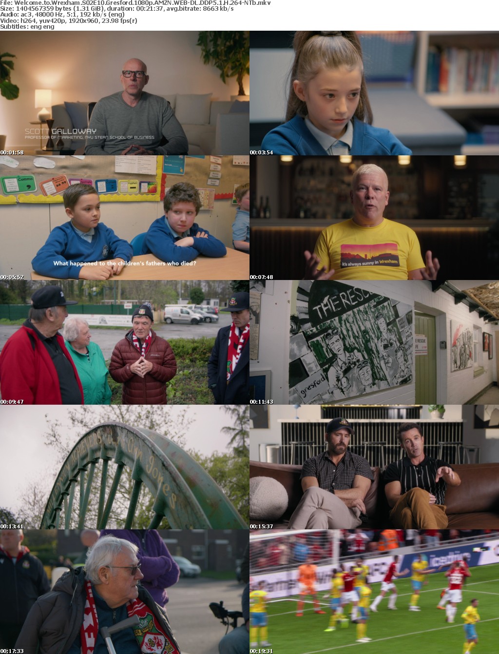 Welcome to Wrexham S02E10 Gresford 1080p AMZN WEB-DL DDP5 1 H 264-NTb