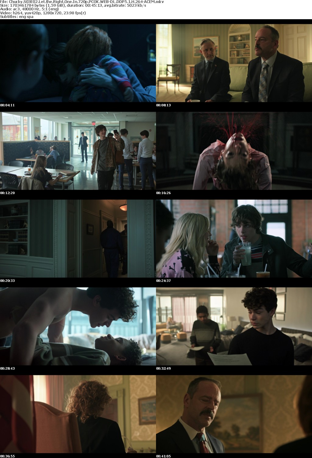 Chucky S03E02 Let the Right One In 720p PCOK WEB-DL DDP5 1 H 264-ACEM