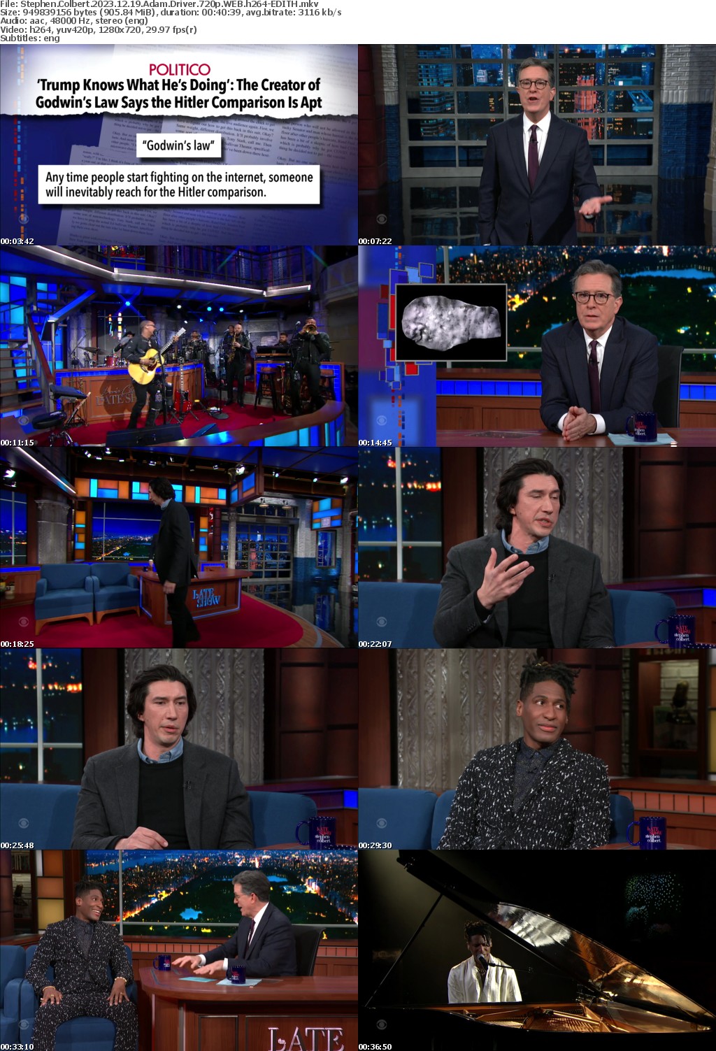 Stephen Colbert 2023 12 19 Adam Driver 720p WEB h264-EDITH