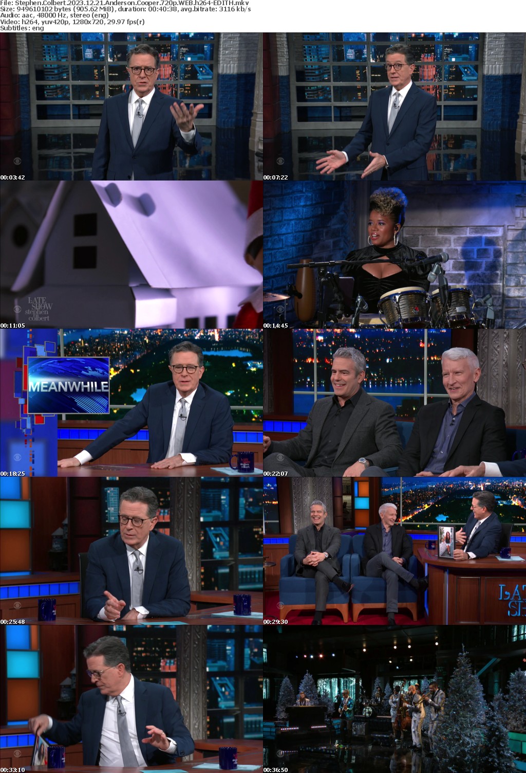 Stephen Colbert 2023 12 21 Anderson Cooper 720p WEB h264-EDITH