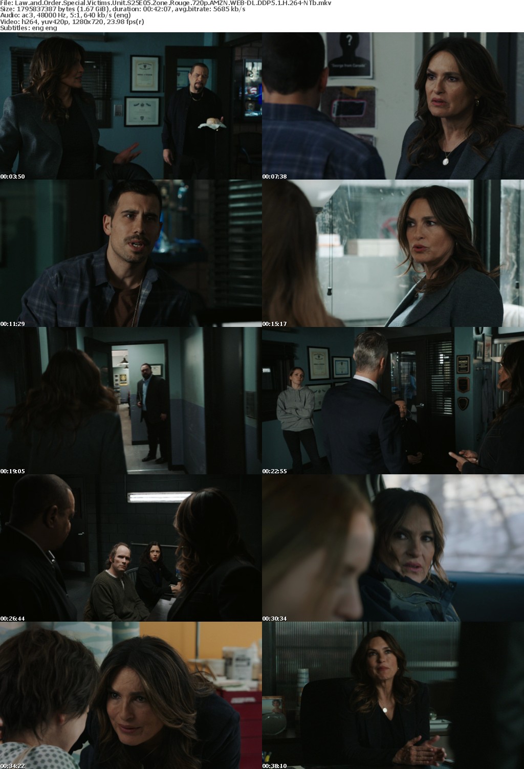 Law and Order Special Victims Unit S25E05 Zone Rouge 720p AMZN WEB-DL DDP5 1 H 264-NTb