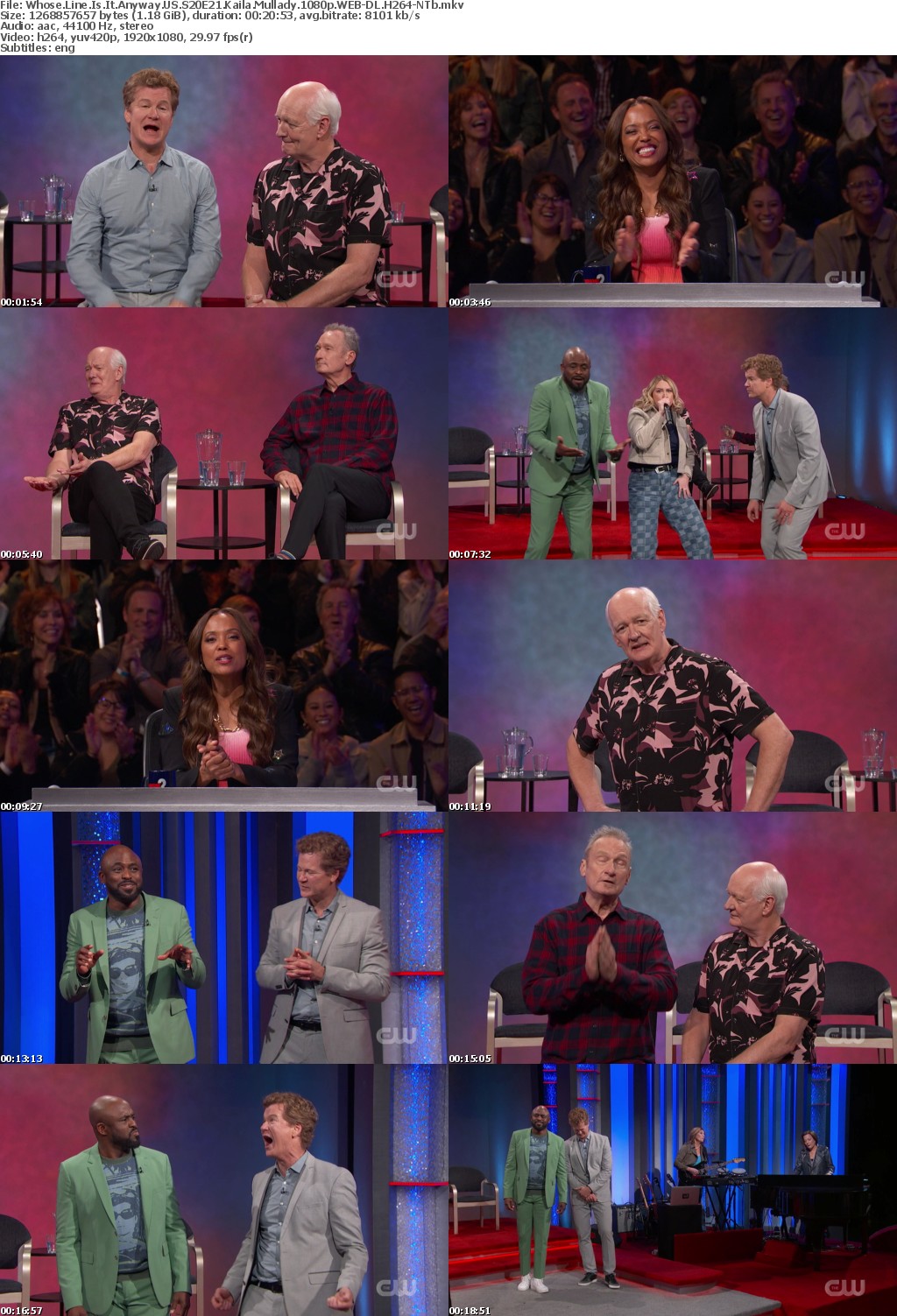 Whose Line Is It Anyway US S20E21 Kaila Mullady 1080p WEB-DL H264-NTb