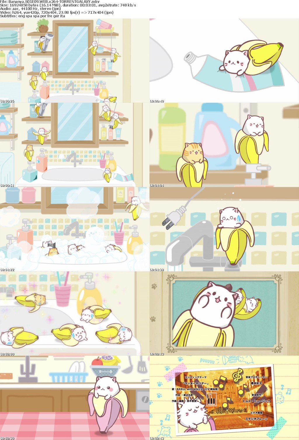 Bananya S01E09 WEB x264-GALAXY