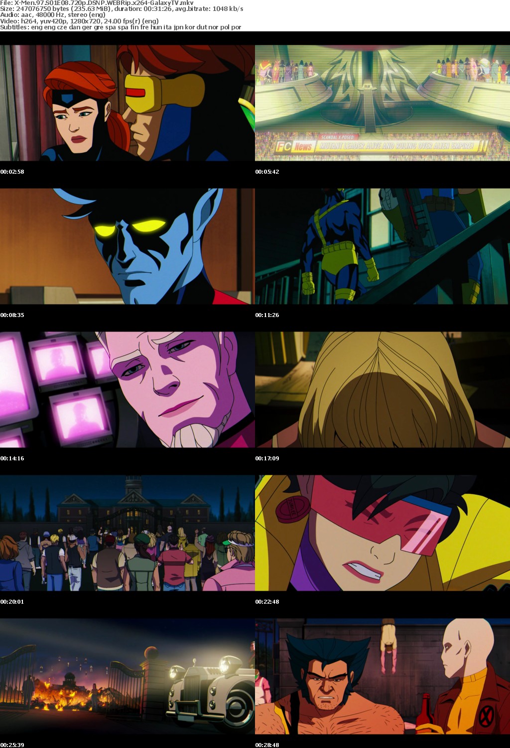 X-Men 97 S01 COMPLETE 720p DSNP WEBRip x264-GalaxyTV