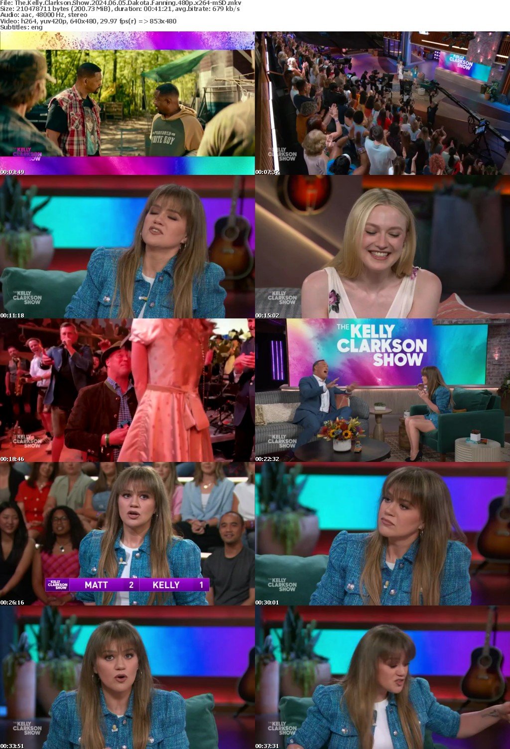 The Kelly Clarkson Show 2024 06 05 Dakota Fanning 480p x264-mSD