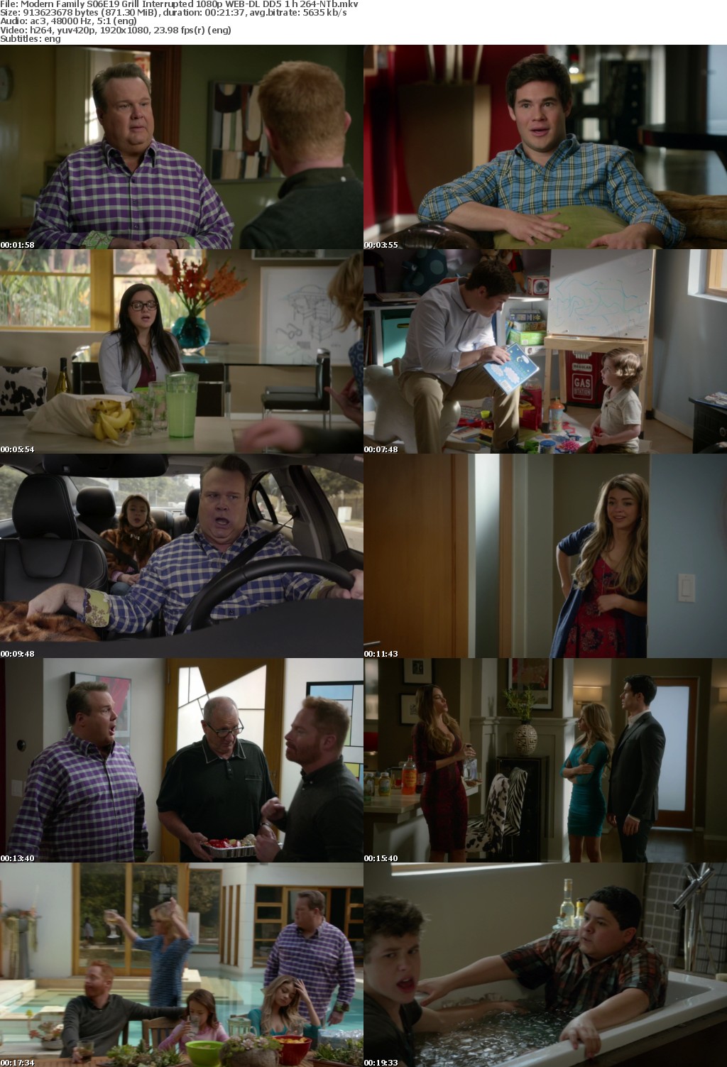 Modern Family S06E19 Grill Interrupted 1080p WEB-DL DD5 1 h 264-NTb